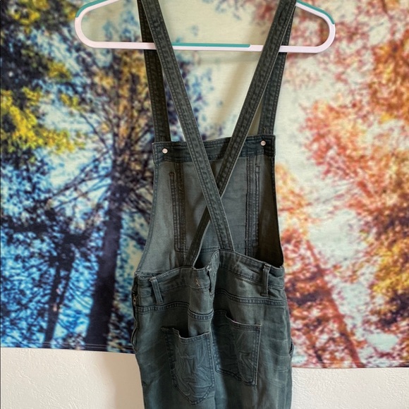 Free People Green and Gray Jumpsuit with Chic Design - Picture 6 of 7